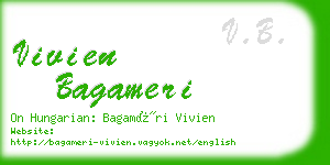 vivien bagameri business card